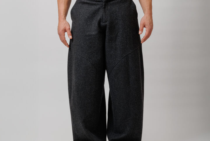 BARYOUR wide wool trousers baron studio