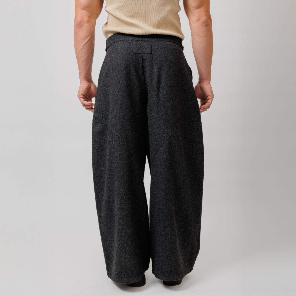 BARYOUR wide wool trousers baron studio